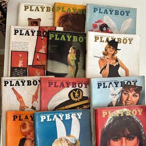 1966 Complete Playboy Year (14 Issues) – Duplicate June & December